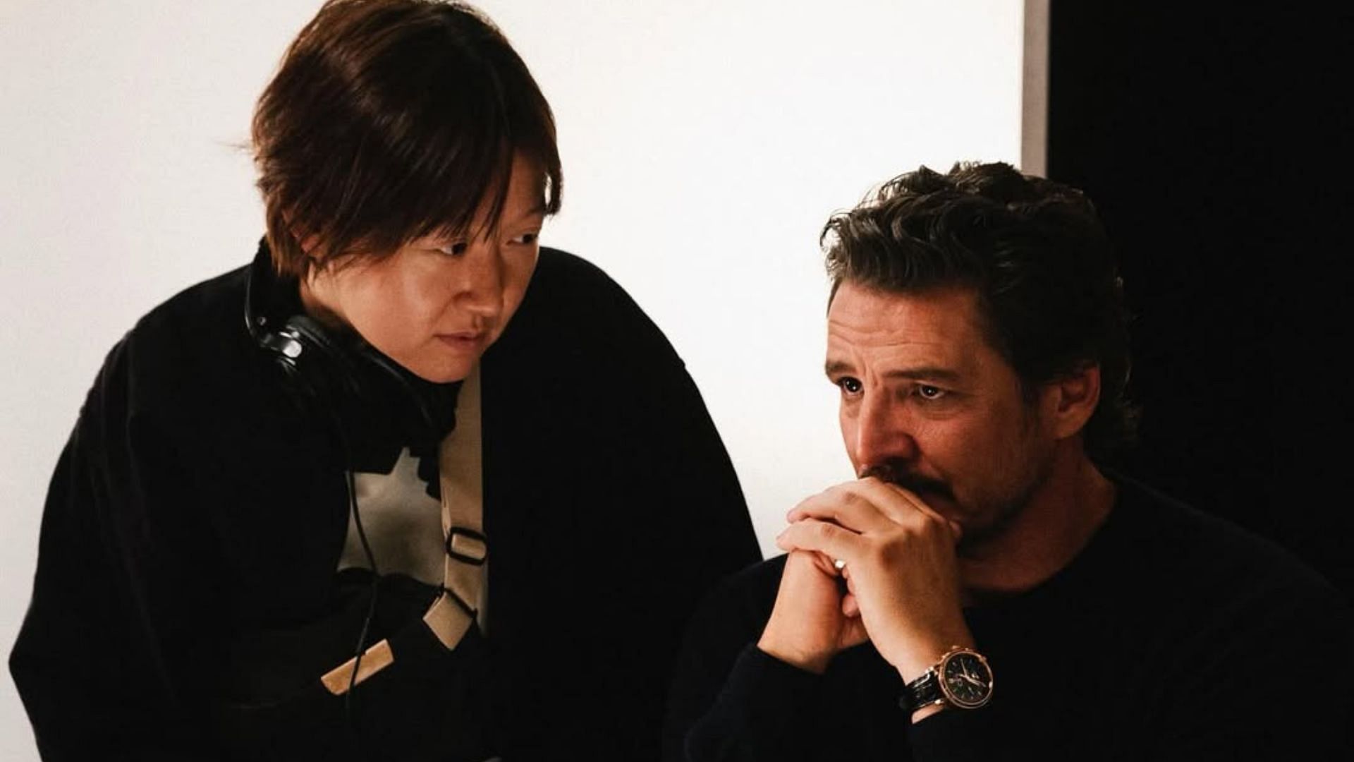 Pedro Pascal shares behind-the-scenes pictures on his social media account (Image via Instagram/@pascalispunk)